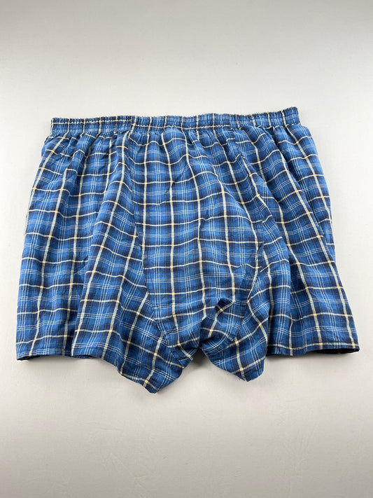 Boxer Azul de Cuadro Fruit of the Loom