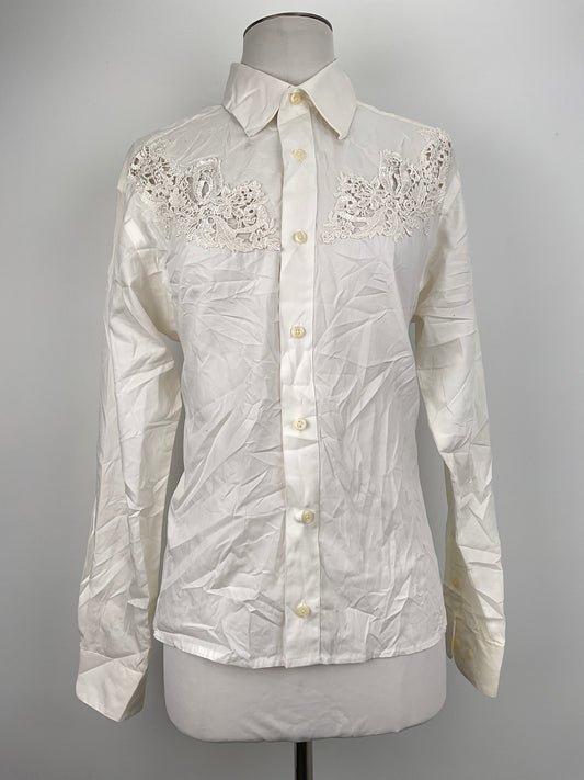 Camisa Blanco Floral Variangis