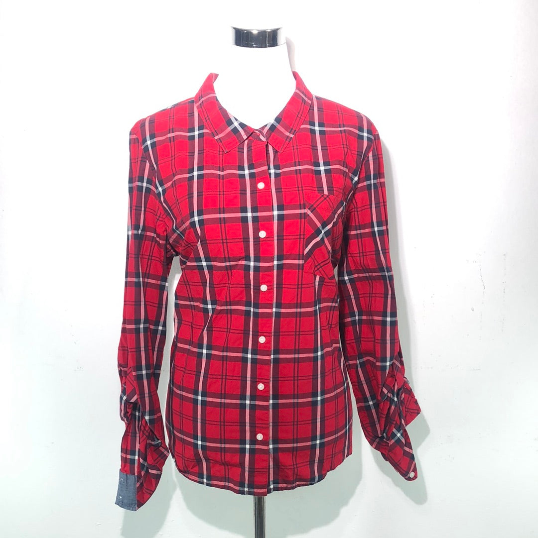 Camisa Rojo de Cuadro Tommy Hilfiger