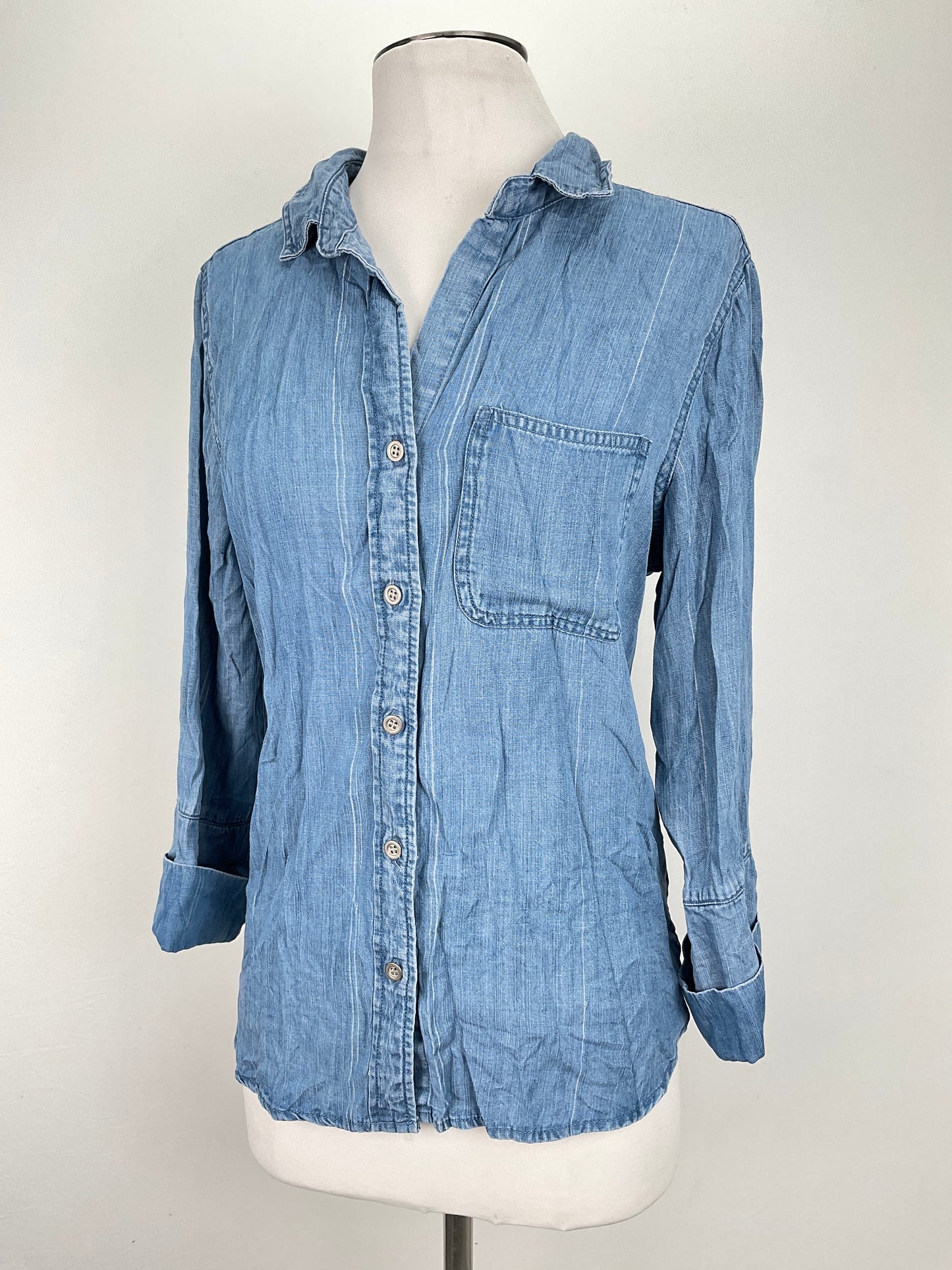 Camisa Jeans Azul Velvet Heart