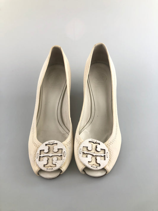 Zapatos Blanco de Plataforma Tory Burch