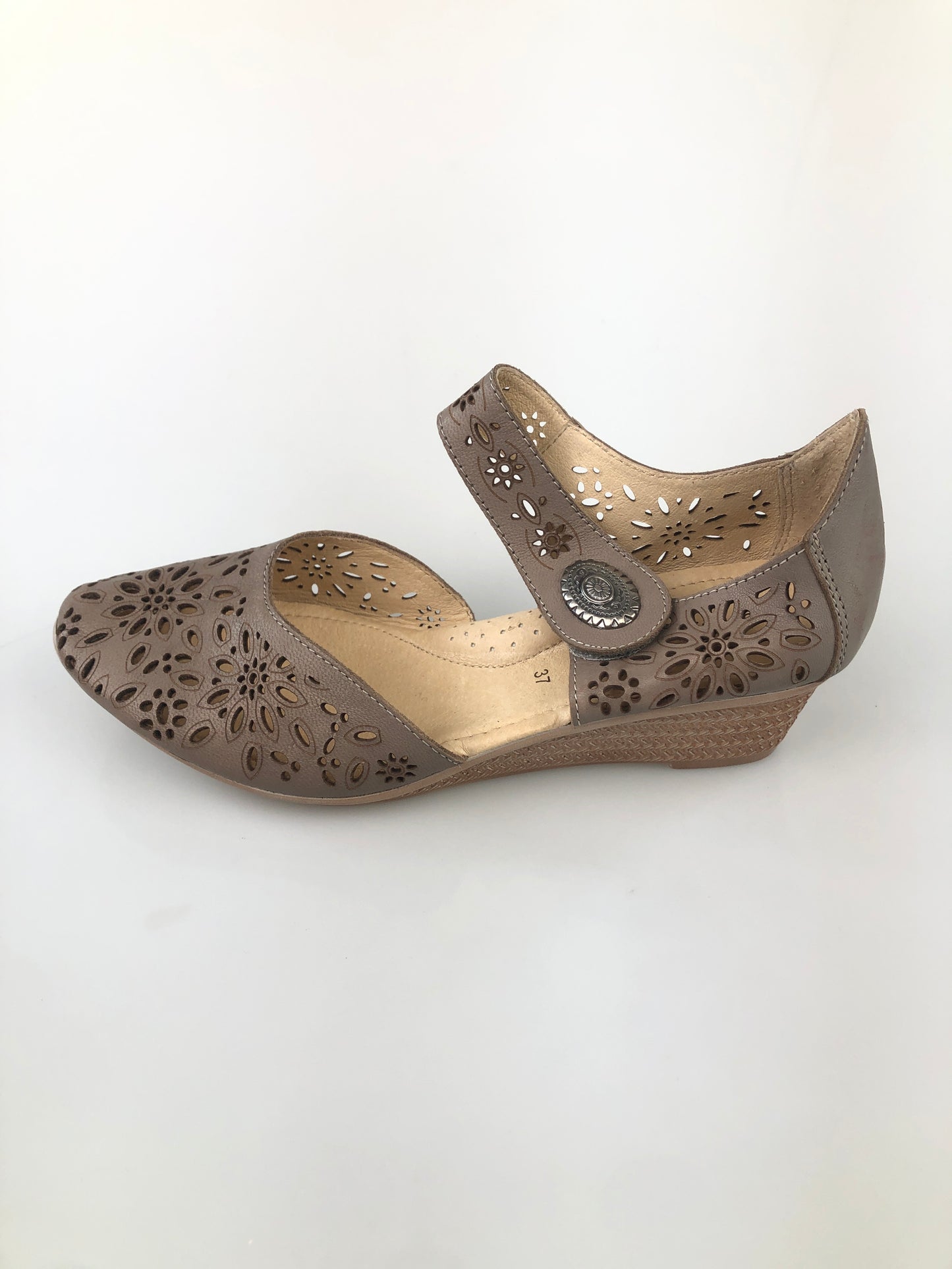 Zapatilla Marron de Plataforma Spring Step