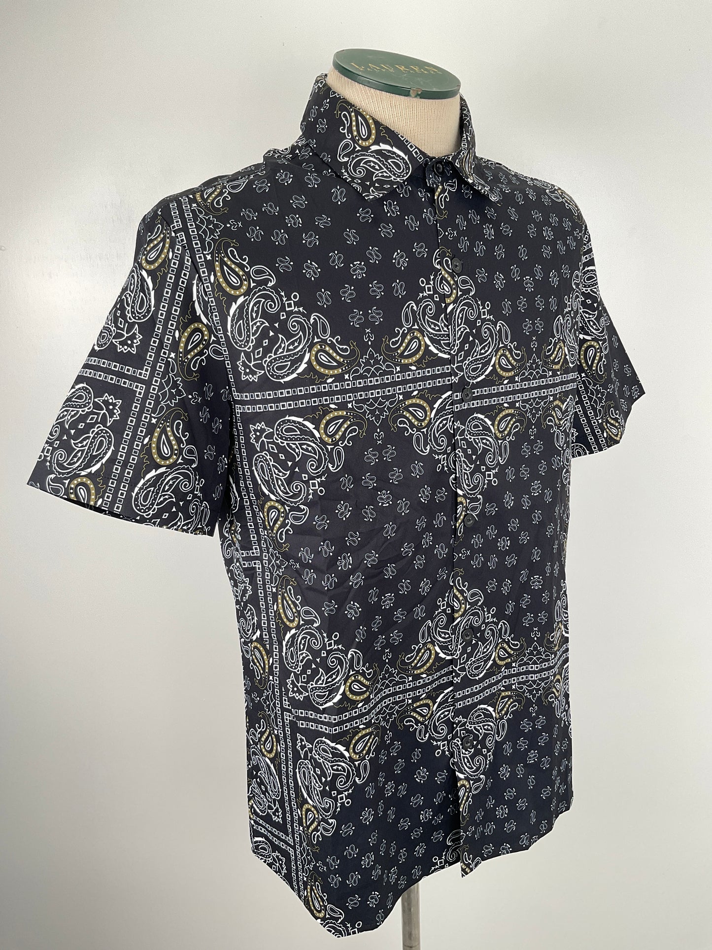 Camisa Negro Floral Shein