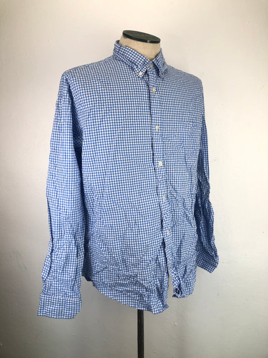 Camisa Azul Claro De Cuadro Jcp