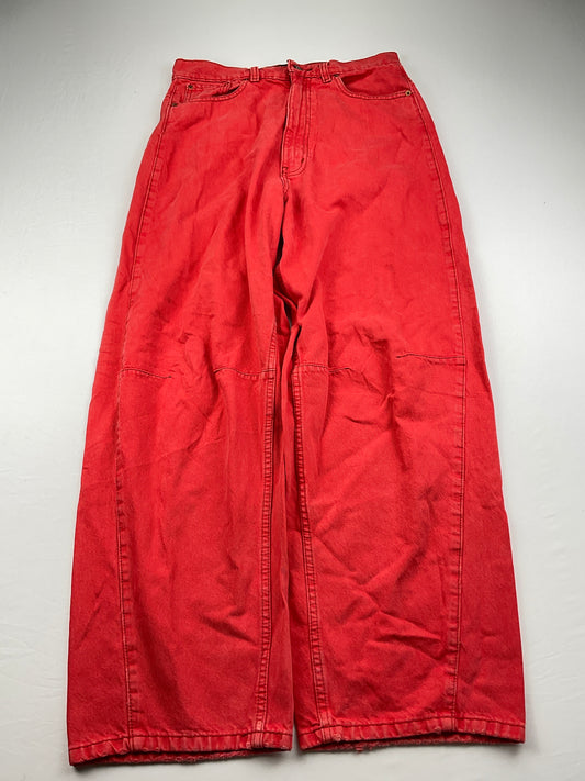 Pantalon Jeans Rojo Bog