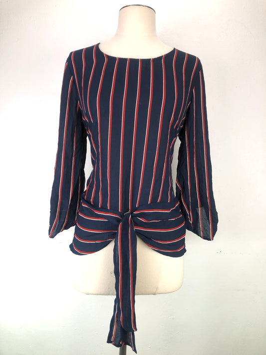 Blusa Azul oscuro de Rayas Maurices