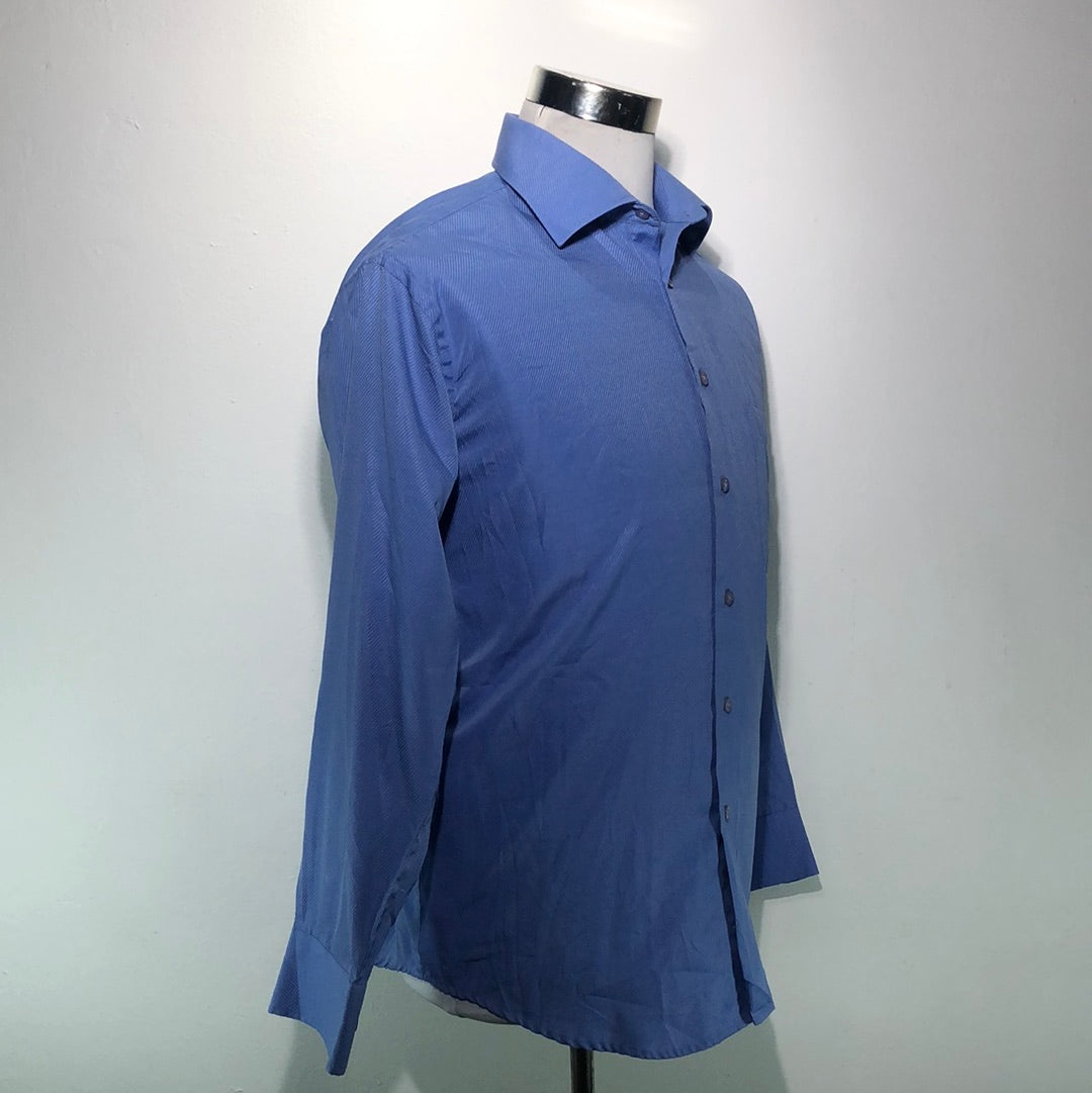 Camisa Azul Alba Uomo