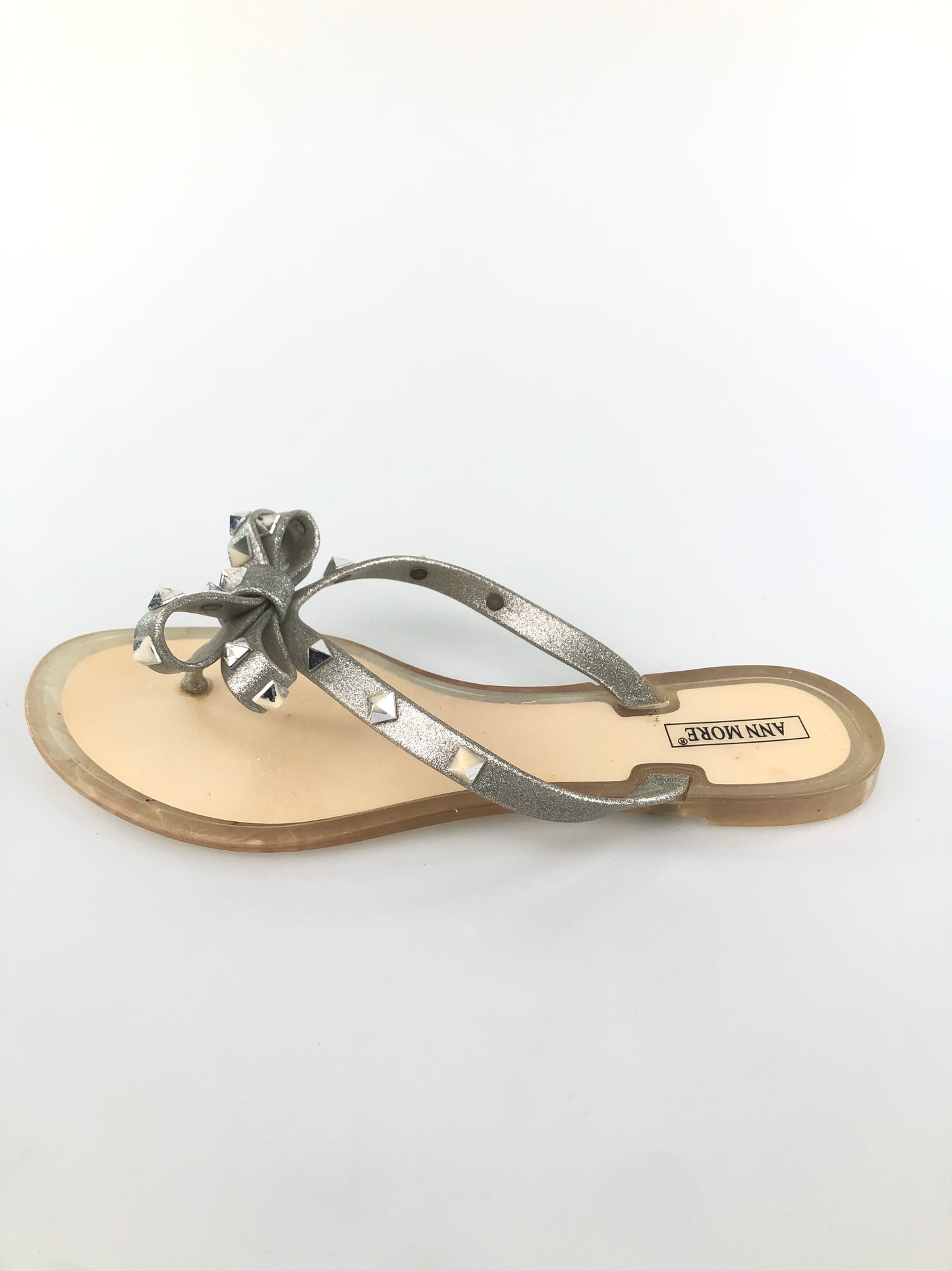 Sandalia Plateada Ann More