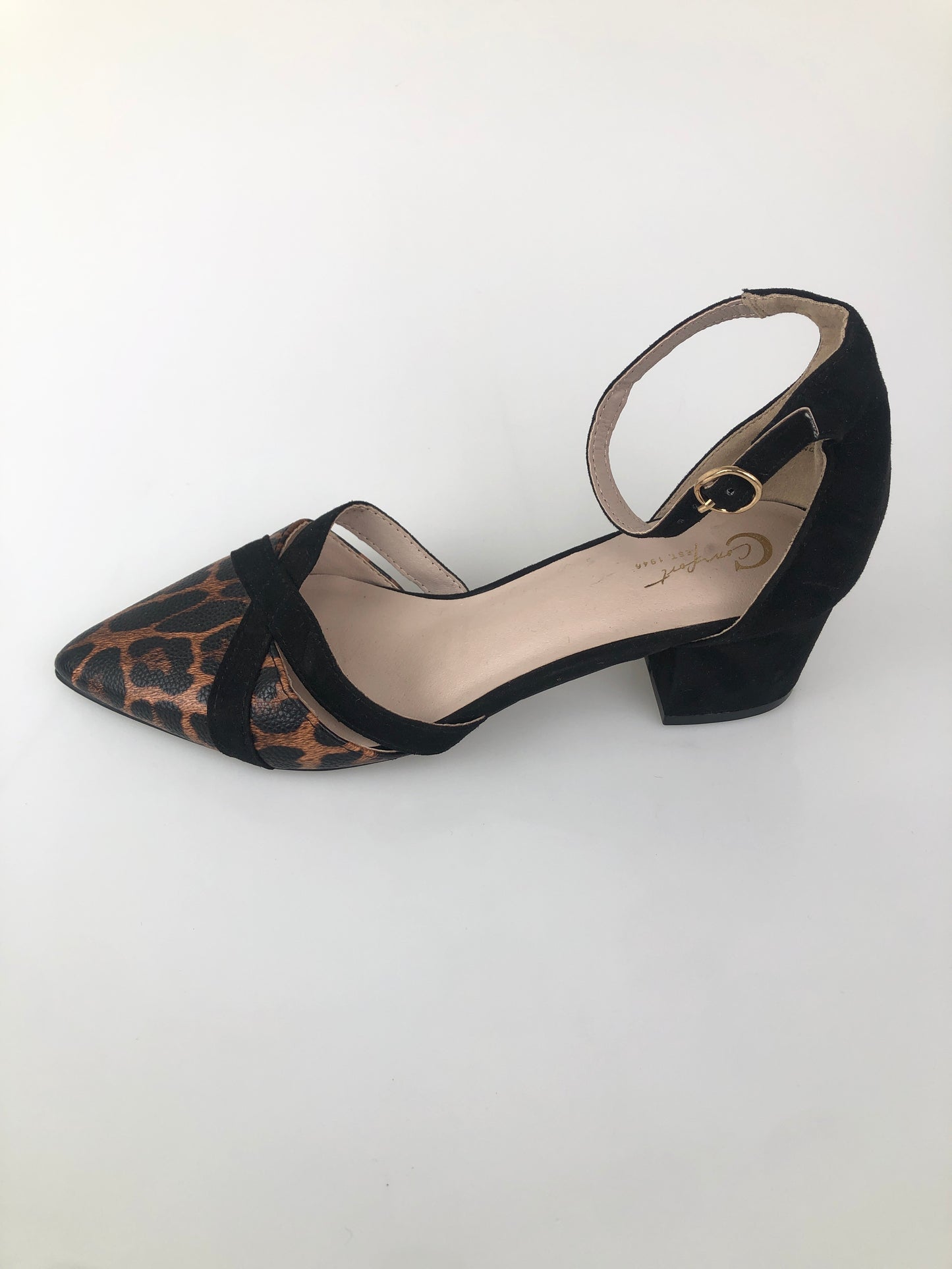 Zapatilla Animal Print de Tacon Comfont
