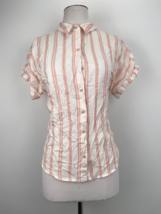 Camisa Blanco de Rayas Universal Thread