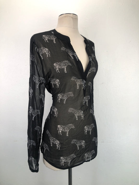 Blusa Negro Banana Republic