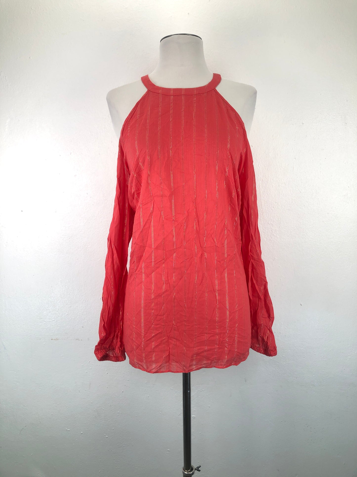 Blusa Naranja de Rayas Michael Kors