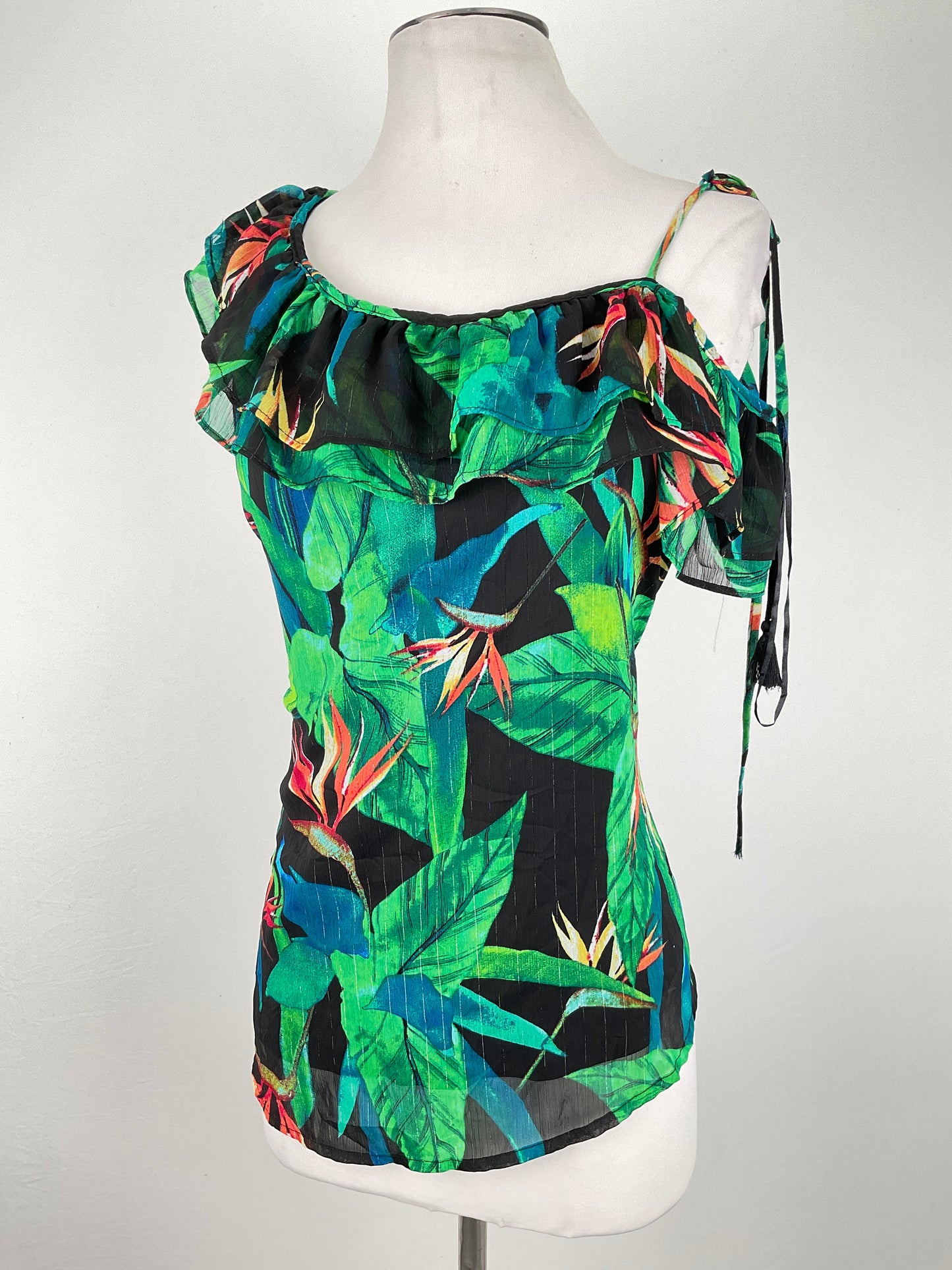 Blusa Verde Floral Ana