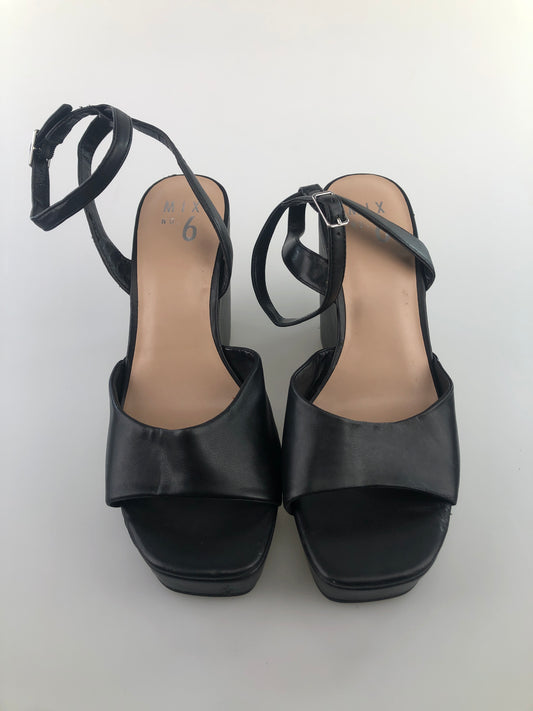 Zapatilla Negro de Plataforma Mix