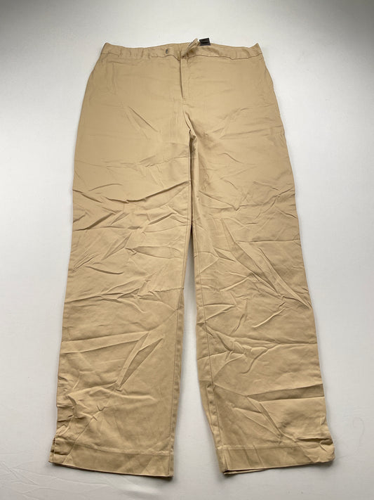 Pantalon de Vestir Crema Crazy Horse