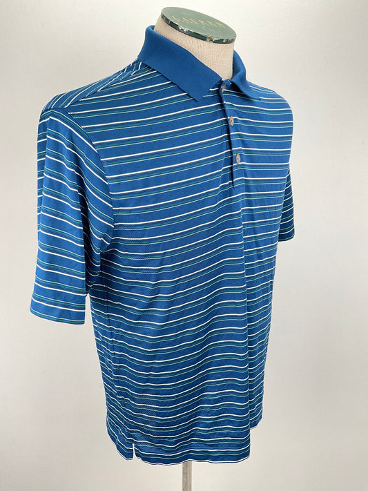 Camiseta Azul de Rayas Nike Golf