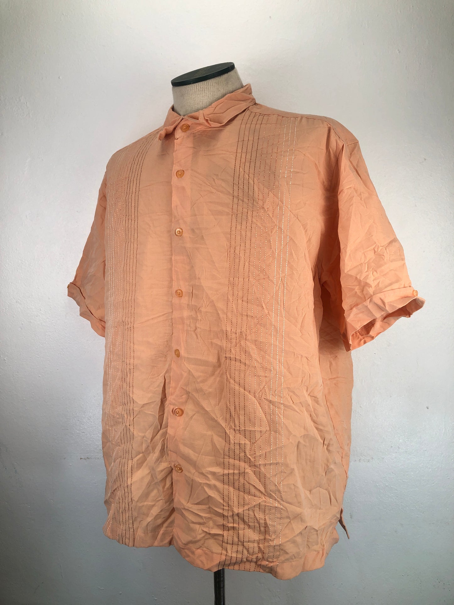 Camisa Naranja Cubavera