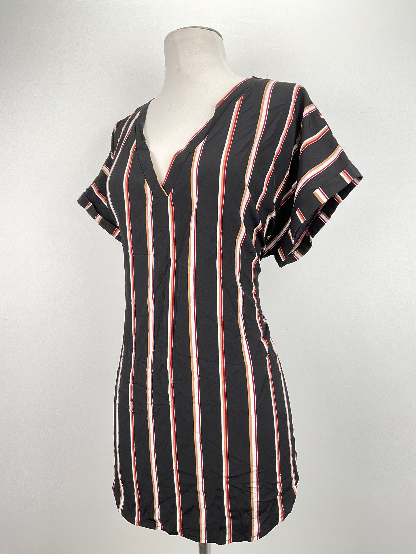 Blusa Negro de Rayas Shein Curve