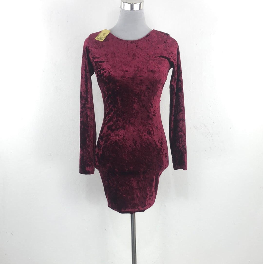 Vestido Rojo Vino Lulus