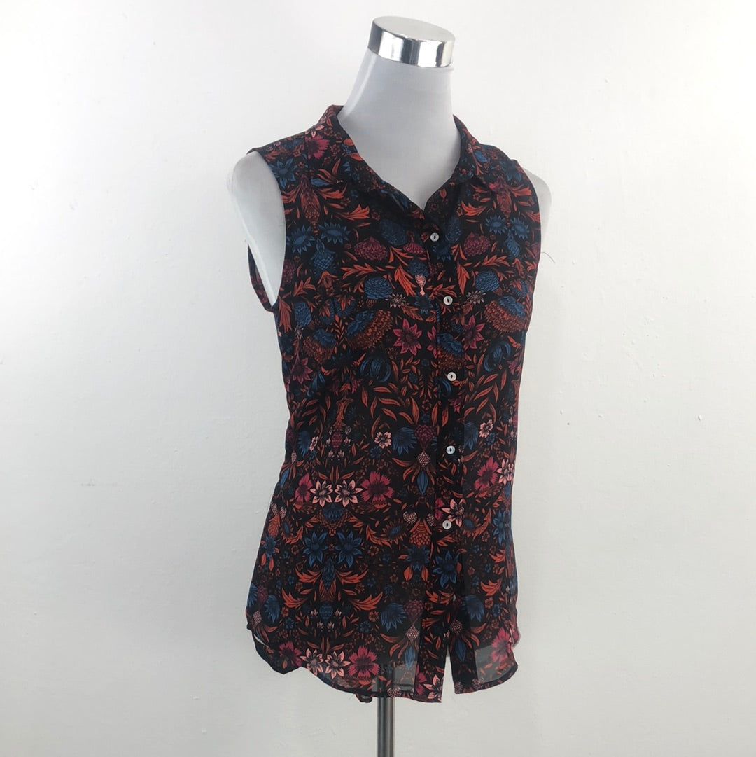 Blusa Negro de Flores HM