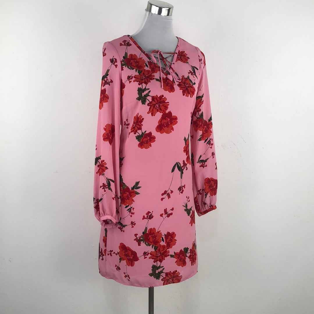 Vestido Rosado de Flores Worthington