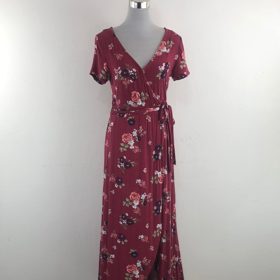 Vestido Rosado de Flores So