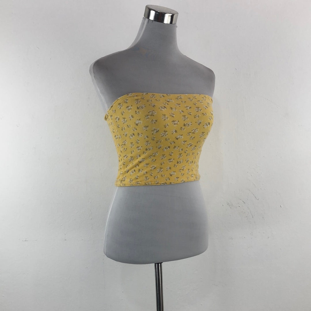 Top Amarillo de Flores Hollister