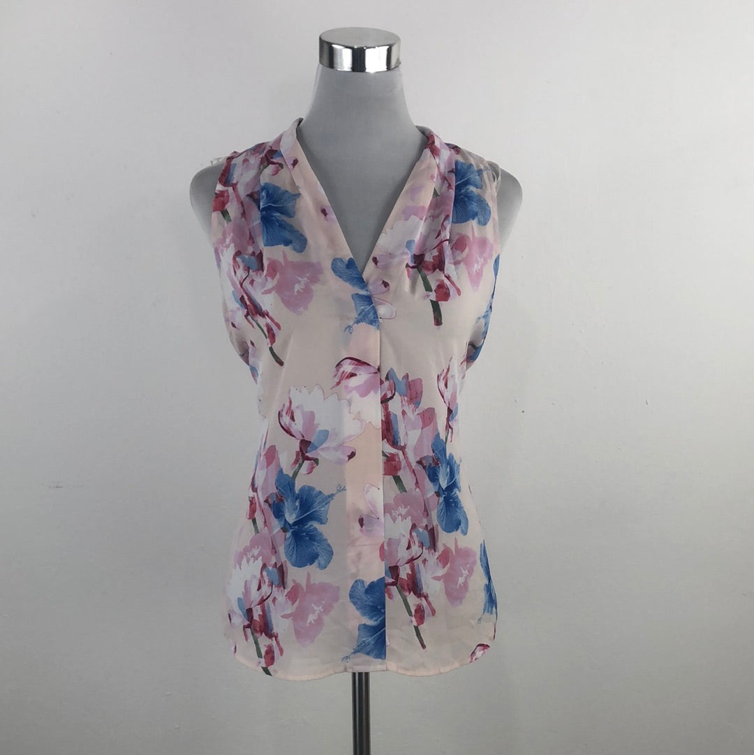 Blusa Rosado de Flores Vince Camuto