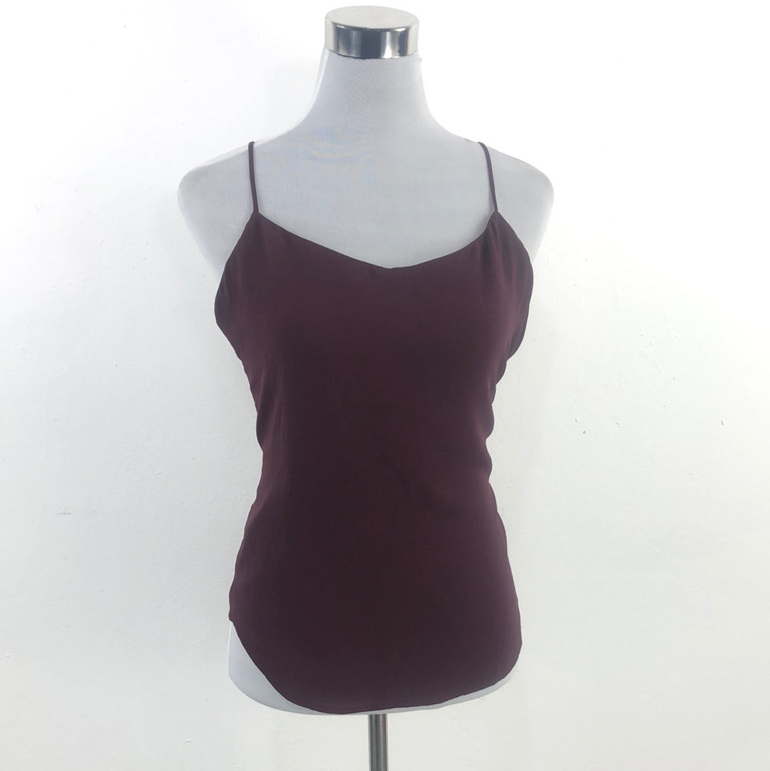 Blusa Rojo Vino Ann Taylor Loft