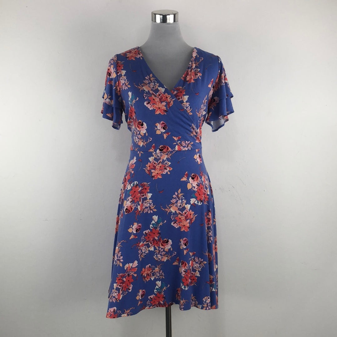 Vestido Azul de Flores Tabitha Webb