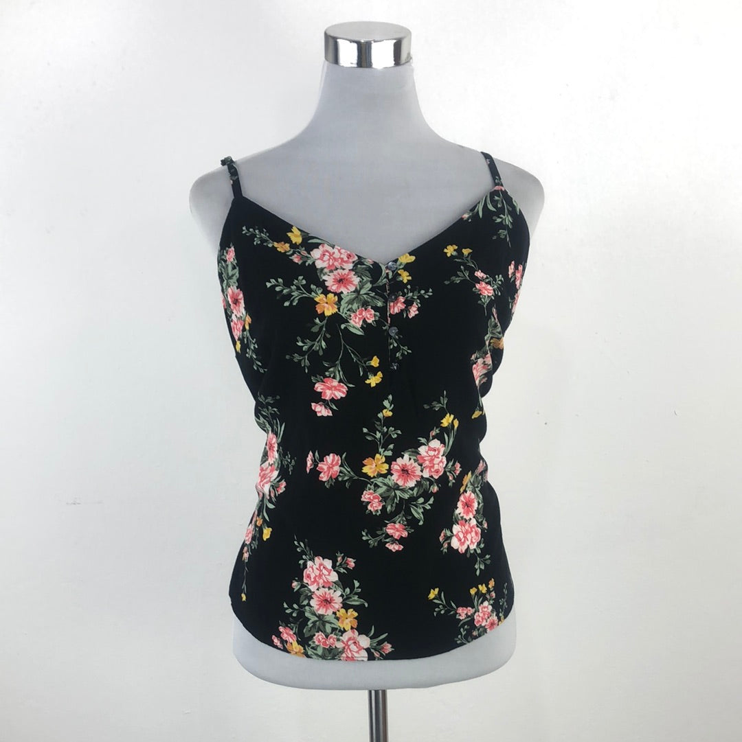 Blusa Negro de Flores Old Navy