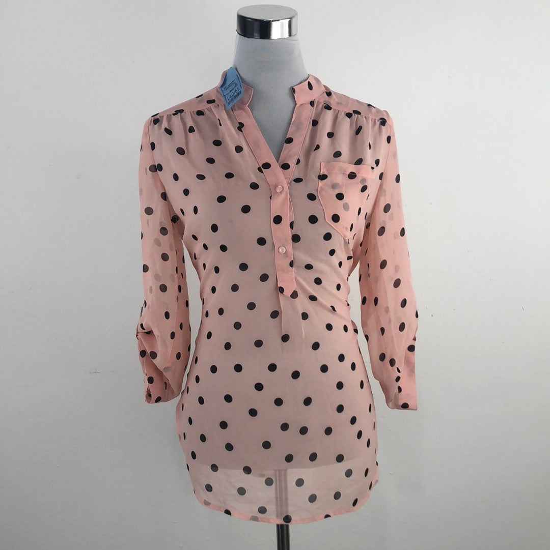 Blusa Rosado de Lunares