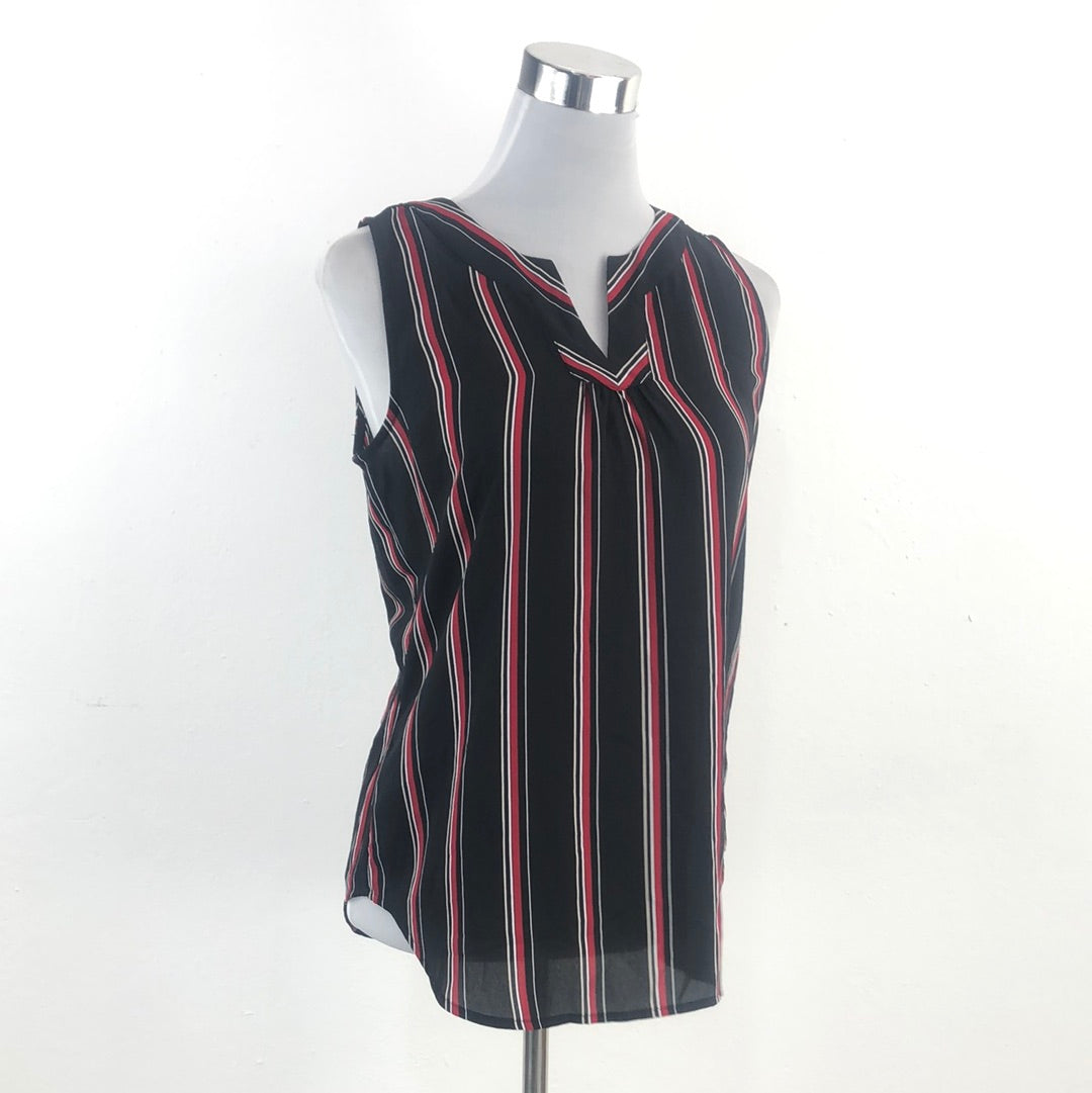 Blusa Negro de Raya Van Heusen
