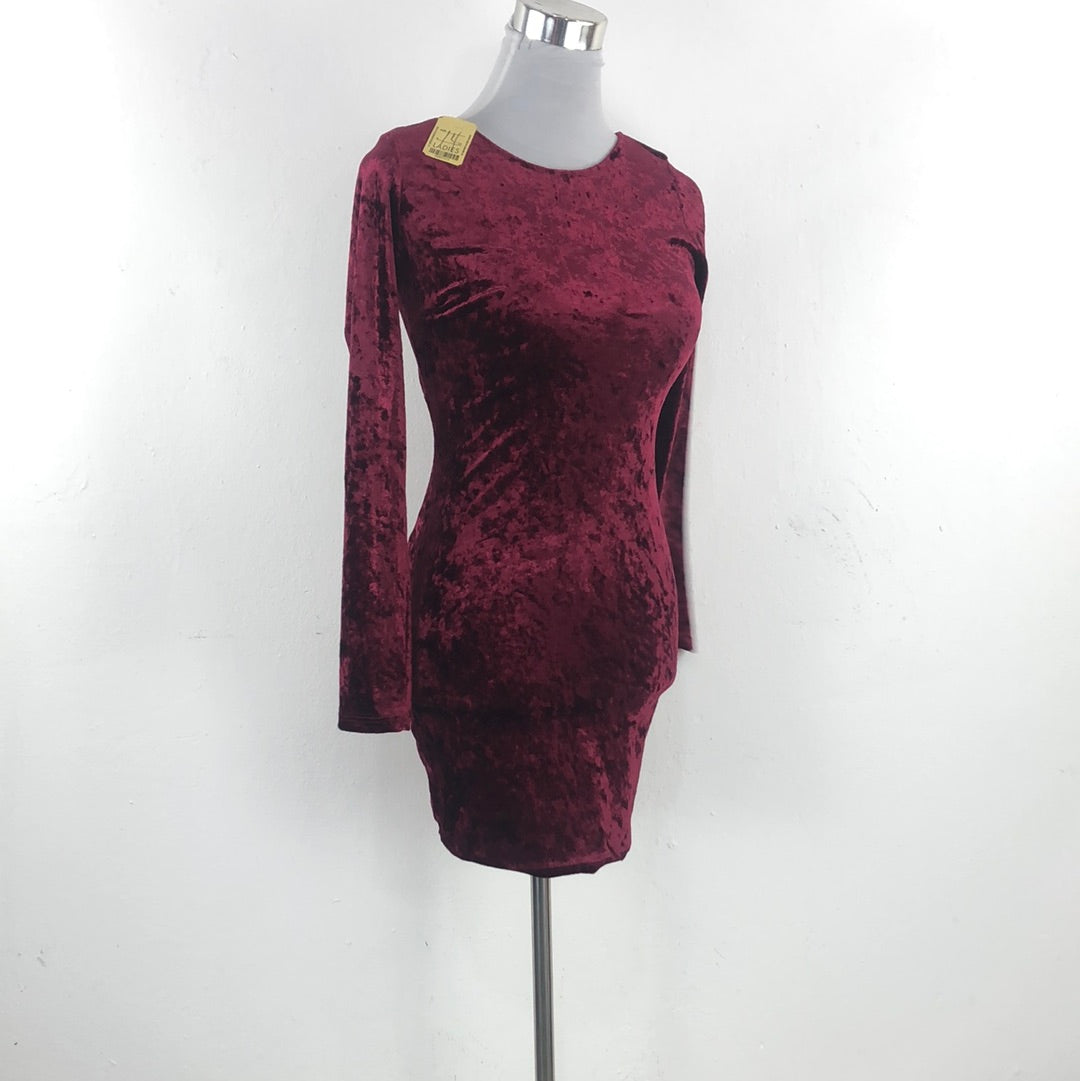 Vestido Rojo Vino Lulus