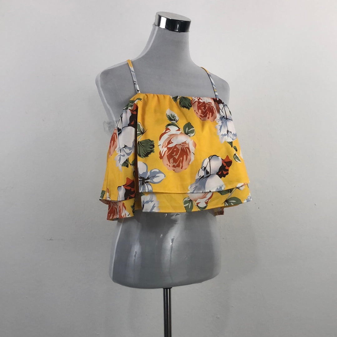 Blusa Amarillo de Flores