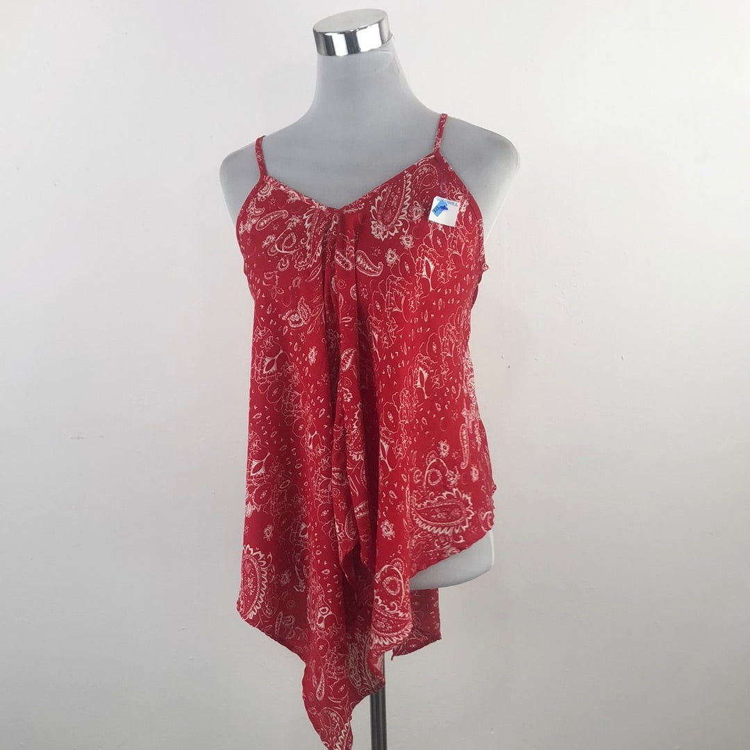 Blusa Rojo de Flores Rebellion