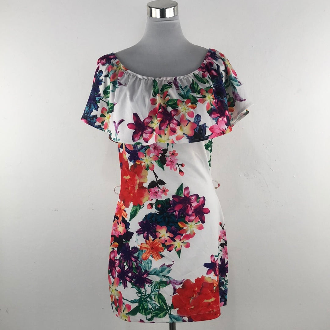 Vestido Blanco de Flores