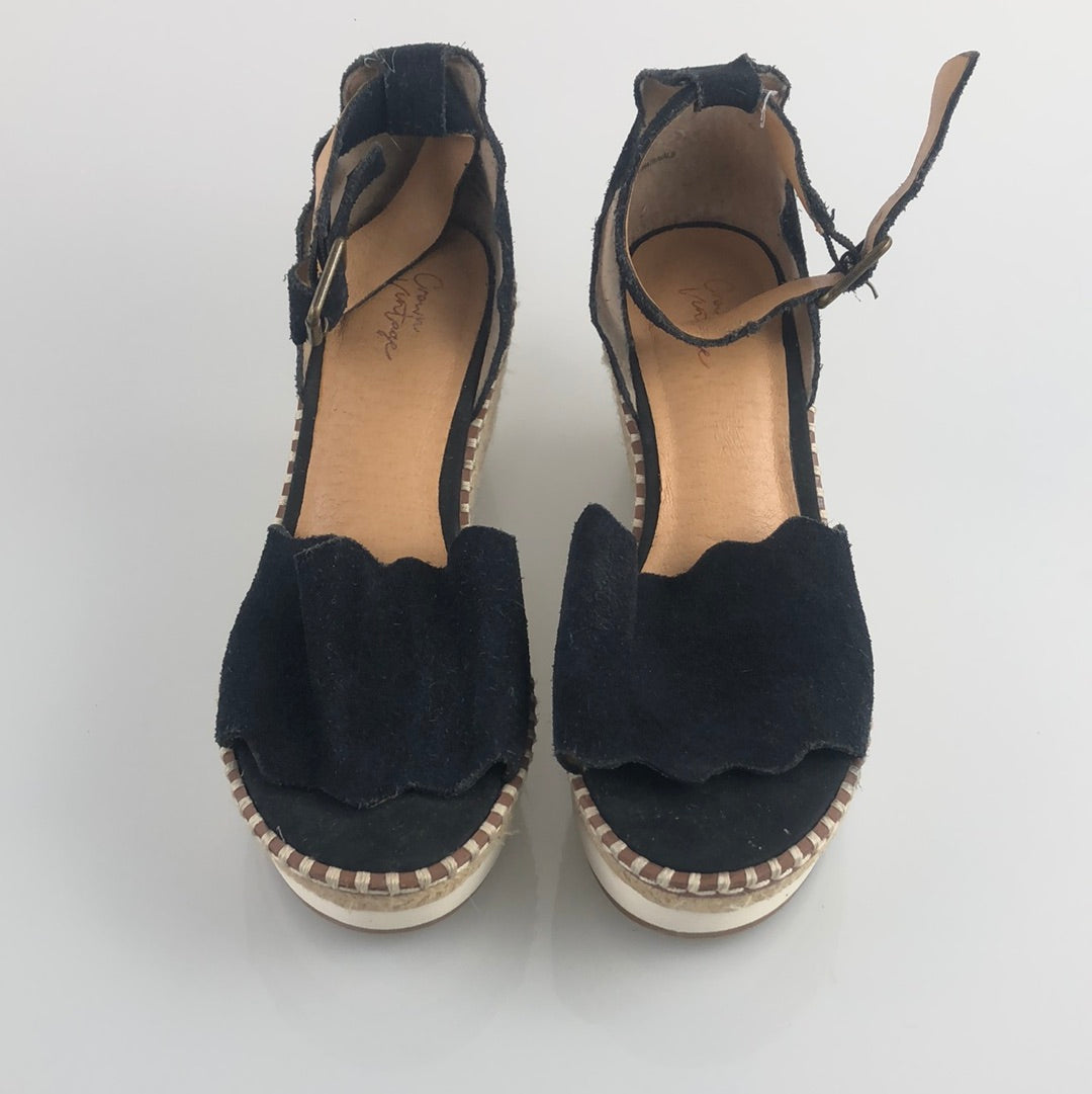 Zapatilla Negro Crown Vintage