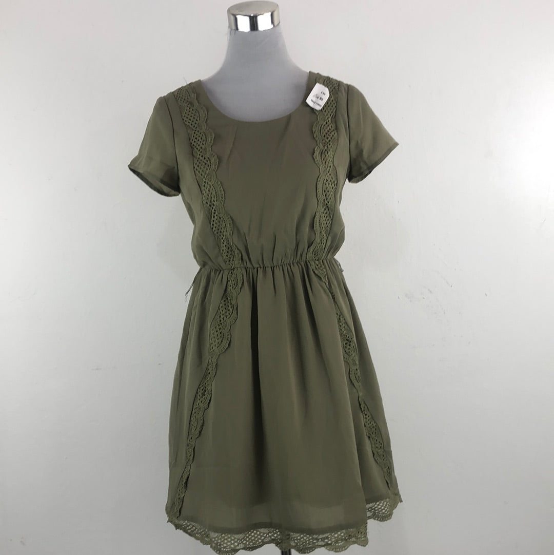 Vestido Verde Militar Doe Rae