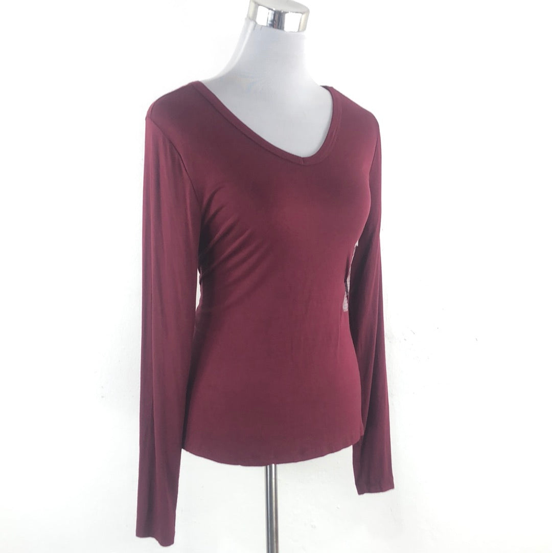 Blusa Rojo Vino Justify