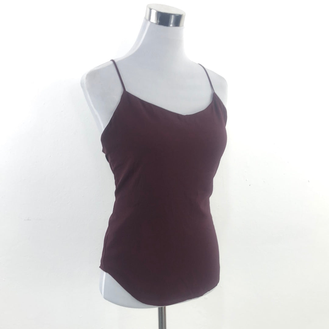 Blusa Rojo Vino Ann Taylor Loft