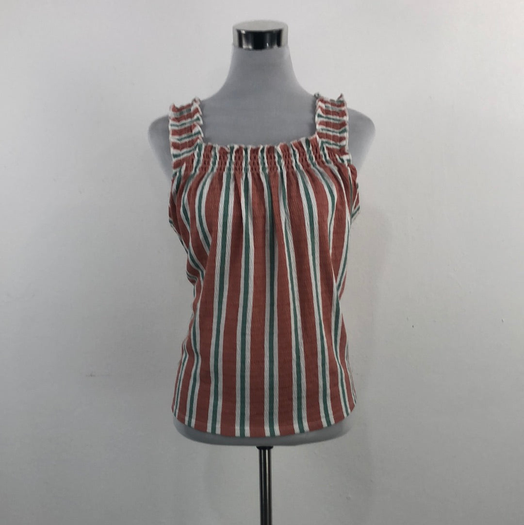 Blusa Marron de Rayas Lauren Conrad