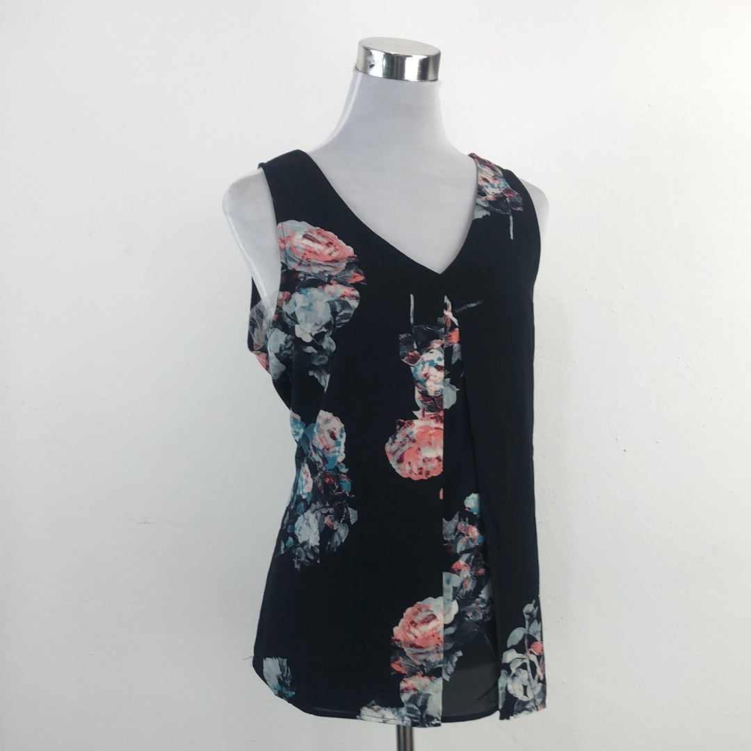 Blusa Azul Marino de Flores DR2