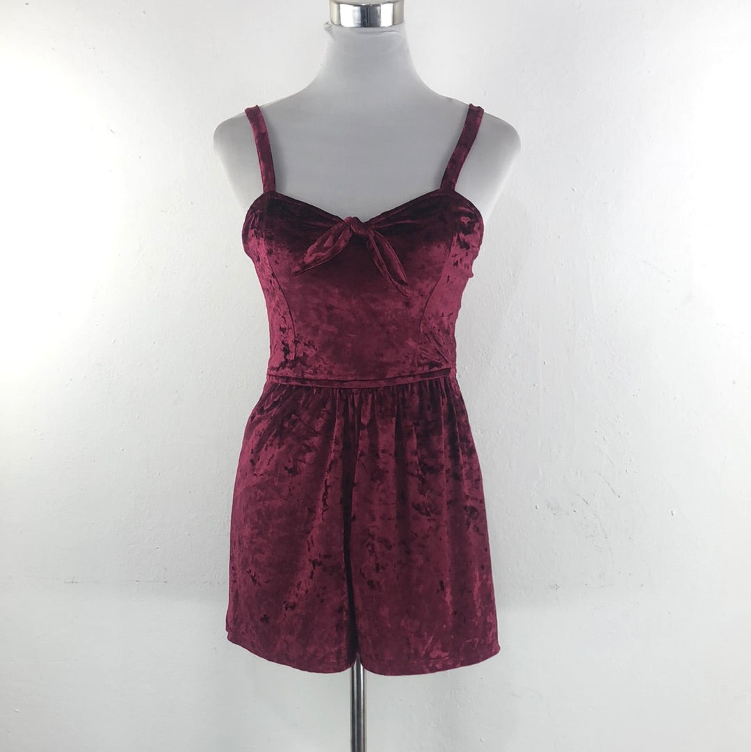 Enterizo Rojo Vino Hollister