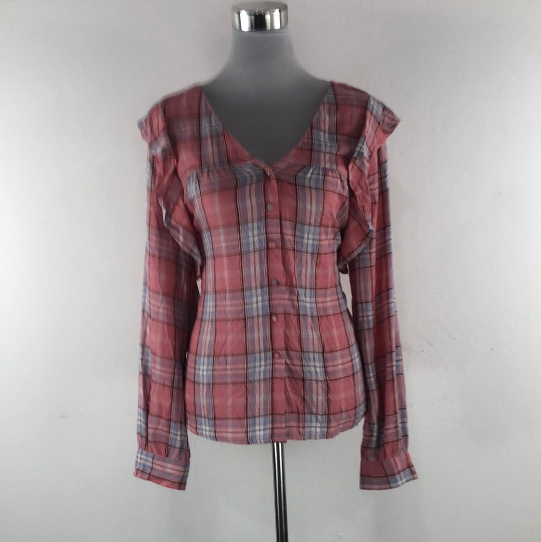 Blusa Rasado de Cuadro Bobeau