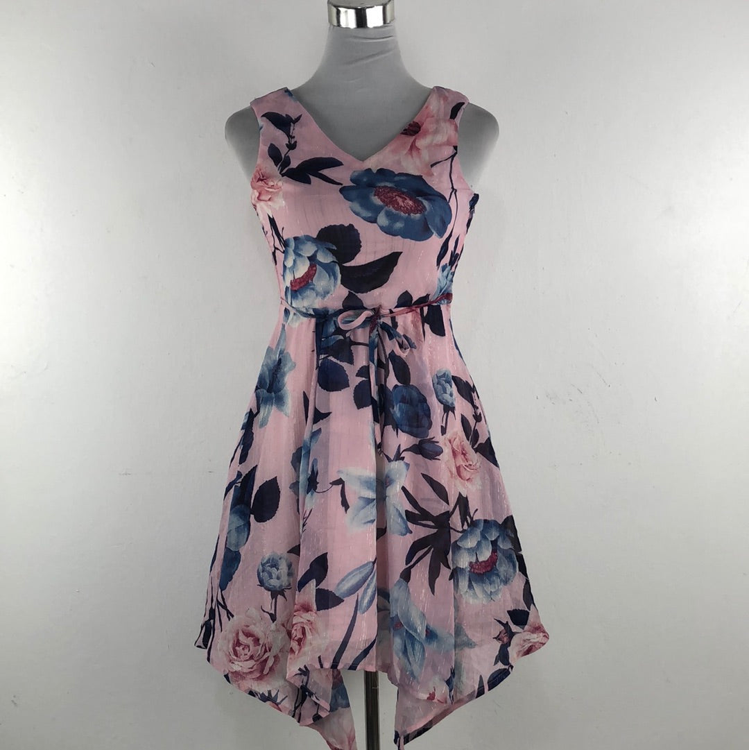 Vestido Rosado de Flores Xtraordinary
