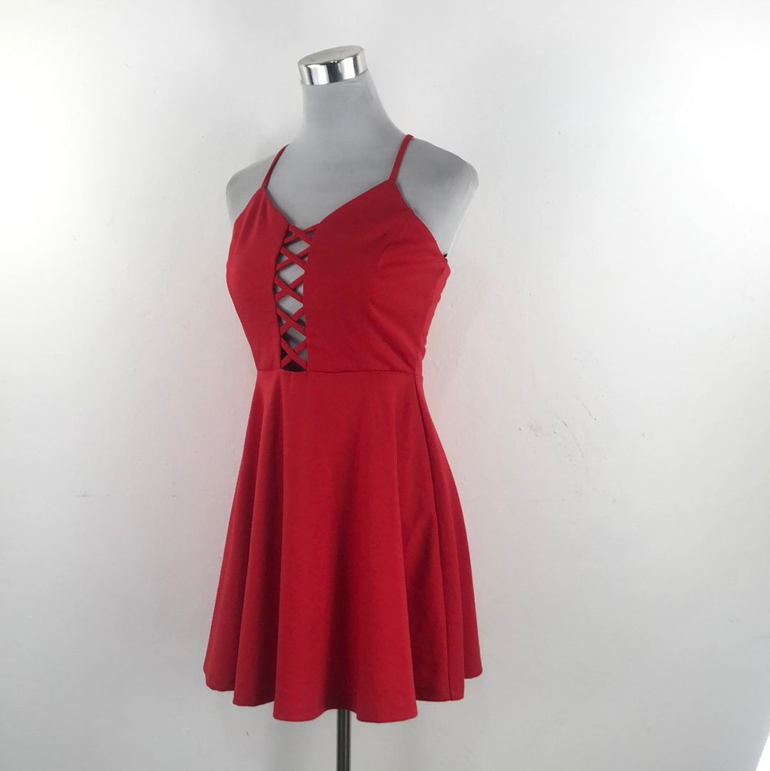 Vestido Rojo Forever 21