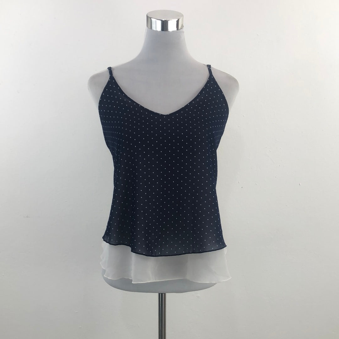 Blusa Azul Marino de Lunares B.Jewel