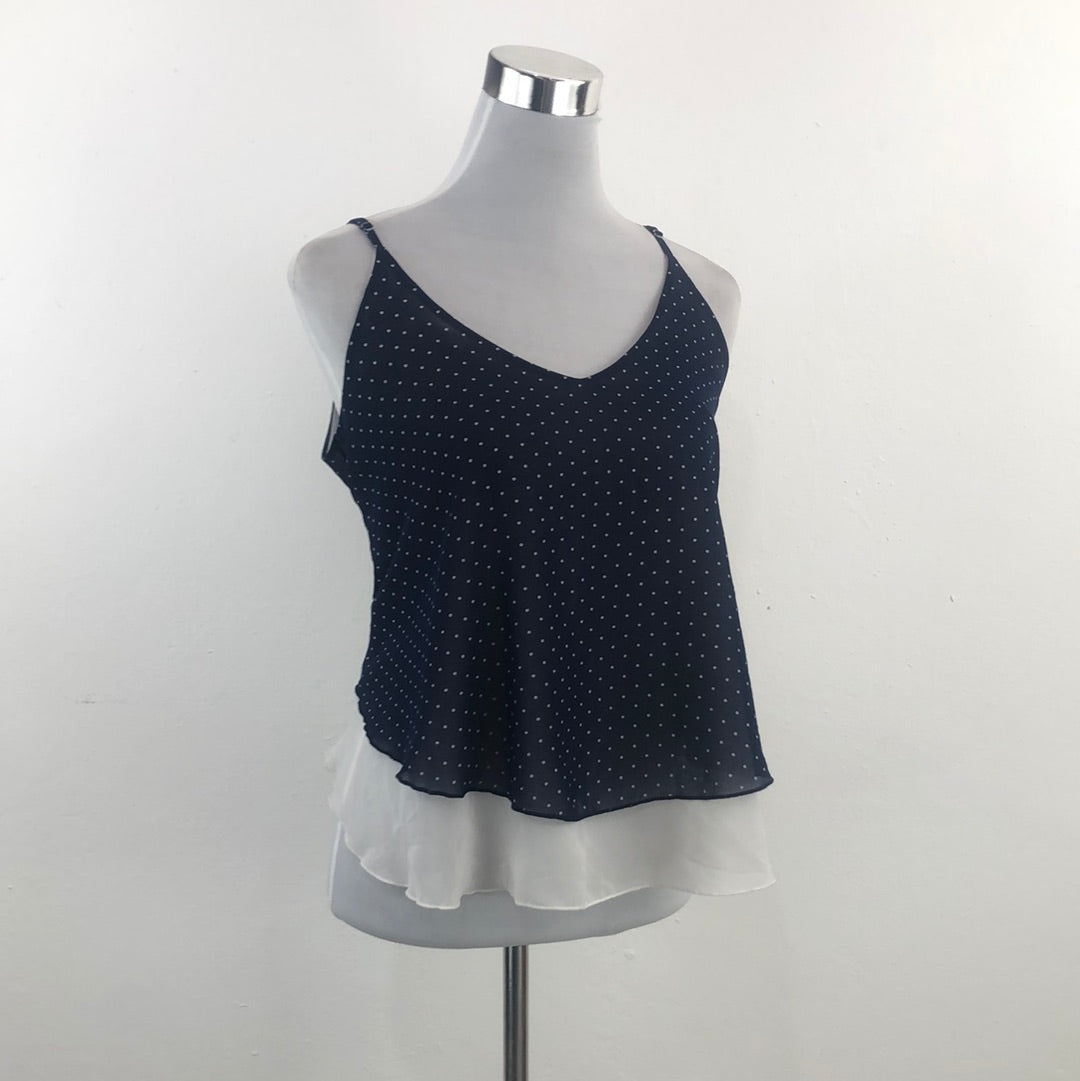 Blusa Azul Marino de Lunares B.Jewel