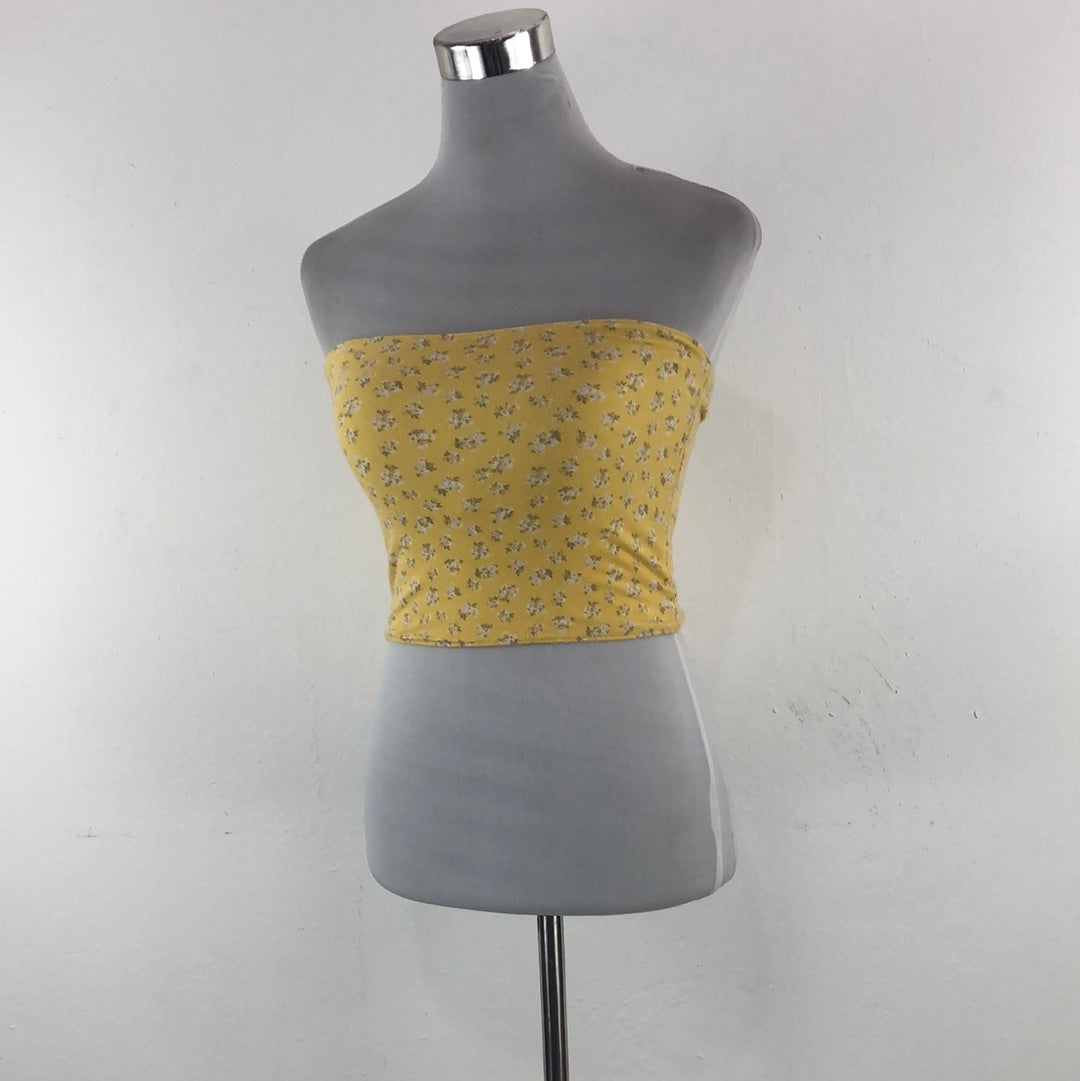 Top Amarillo de Flores Hollister